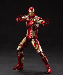 Marvel Avengers Iron Man Mark 43 MK43 Ironman Toy LED Light Action Figure Model
