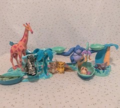 VTG The Lion King Jungle Friend Babies Playground HUGE LOT Mattel Simba Nala