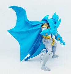 SU-MF-C-KA: Custom Blue Wired Cape for McFarlane Knightfall Azrael Batman