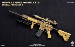 1/6 Scale Modern Era ASSAULT RIFLE 415 BLOCK 2 Weapons Set – NIB Easy and Simple