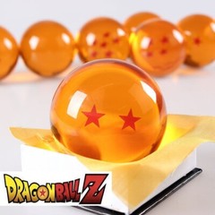 New Dragon Ball Z Stars Crystal Glass Ball 7pcs with Gift Box LARGE 76MM