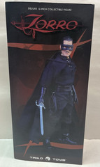 Triad Toys Classic ZORRO Deluxe 12″ Movie Action Figure NM COMPLETE IN BOX 1/6