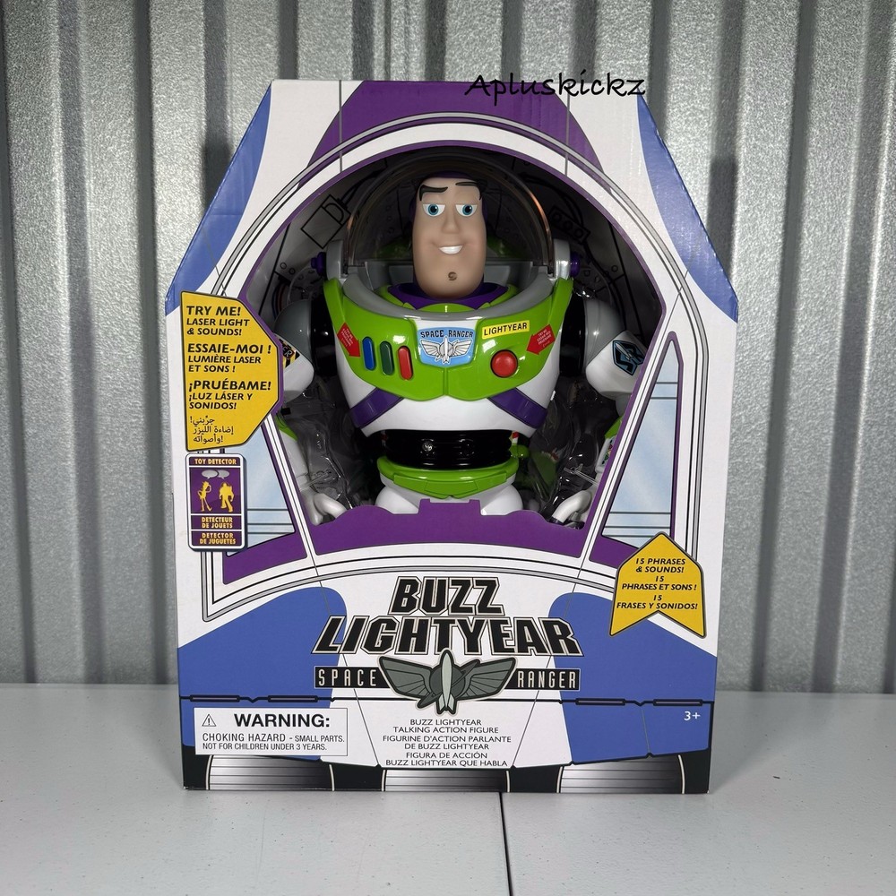 Disney Parks Toy Story Buzz Lightyear 12” Interactive Talking Action Figure NEW!