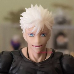 Custom 1/12 Jujutsu Kaisen Gojo Satoru Hair Part For 6″ SHF Toji Fushiguro Body