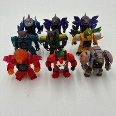 Beast Saga Limited Clear Red Ver Takara Tomy Soft Vinyl Figure Set 9 Pcs