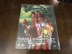 HULK Version Life Size 1:1 Nano Gauntlet – Avengers End Game Hot Toys VG Cond.