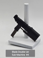 3d Printed BLADE MOVIE UZI #4 1:12 scale 6″ GI Joe Classified/Marvel Legend