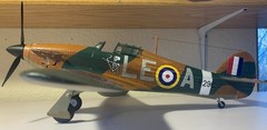 1:18 scale Hawker Hurricane Model Kit-Disassembled and Unpainted