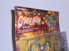 3 CYBERFROG Action Figures: New, SIGNED: Cyberfrog, 90’s, Heather Swain | EVS