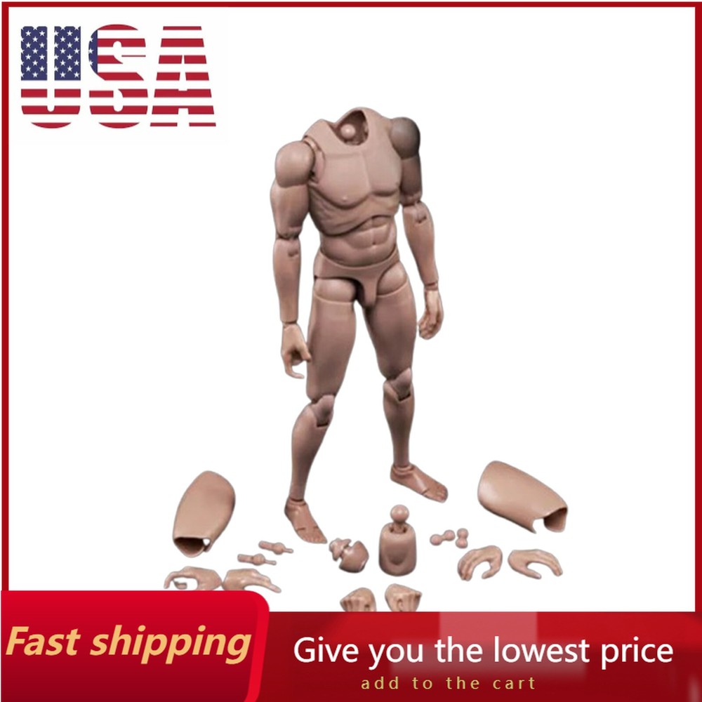 New MX02-A 12inch Europe Skin Male Action Figure Body Fit For 1/6 Head Sculptzzb