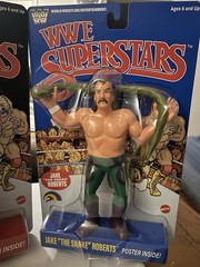 COMPLETE LJN WWE SUPERSTARS Series Black Card Roddy Piper Rock Jake the Snake