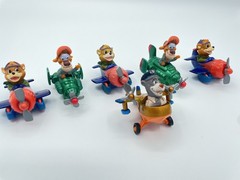 VTG 1990 DISNEY TAIL SPIN HAPPY MEAL McDonalds Die Cast Metal Planes Set Of 6