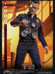 Hot Toys Mms774 1/6 Terminator 2: Judgment Day T-1000 2.0 Action Figure In Stock