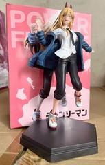 21CM Chainsaw Man Denji Power Makima PVC Figure Pochita Anime Toy Set