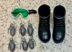 Vintage 1964 Hasbro Gi Joe Mountain Troops Skit Patol Uniform and Accessories NM