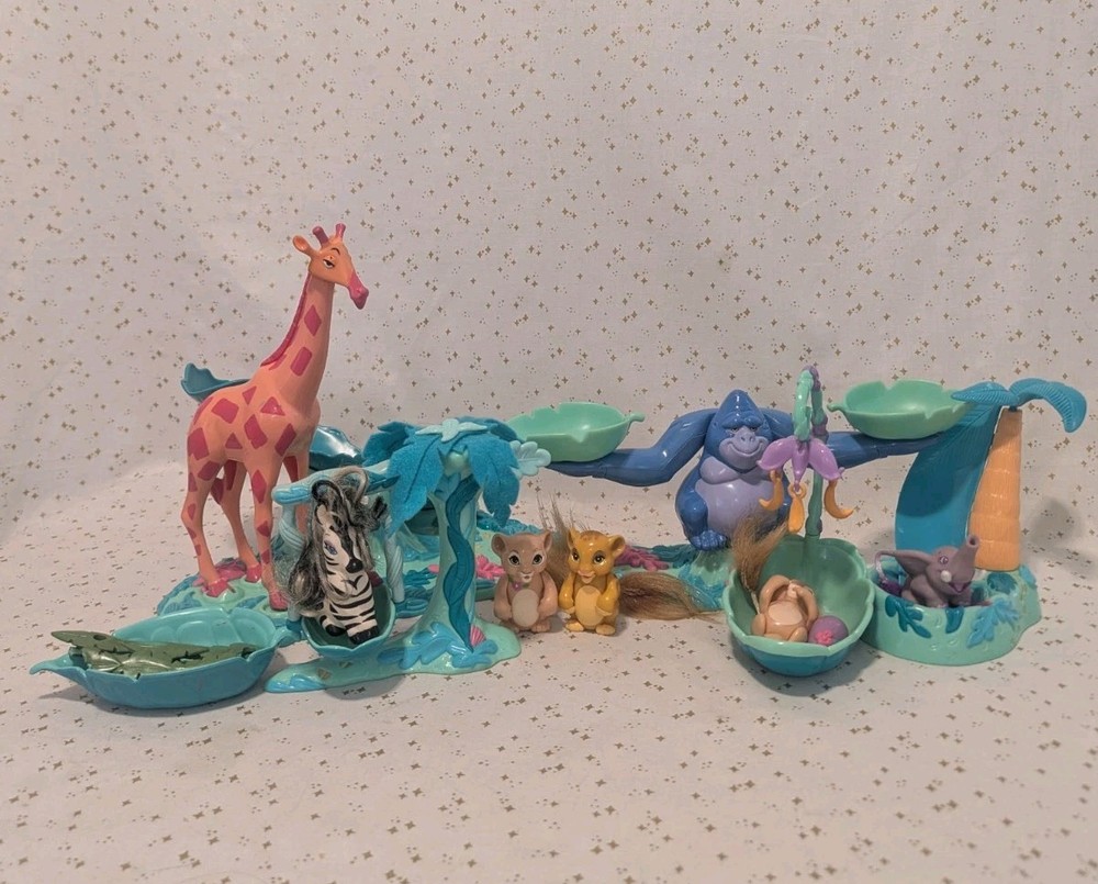 VTG The Lion King Jungle Friend Babies Playground HUGE LOT Mattel Simba Nala