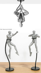 Action Figure Stand with Magnetic Base –Stop Motion Rig with Adjustable Dual-Arm