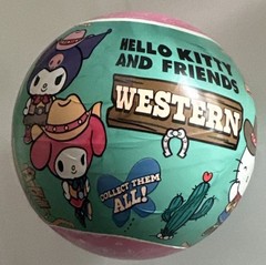 Hello Kitty Western Blind Ball Figure New Official Exclusive