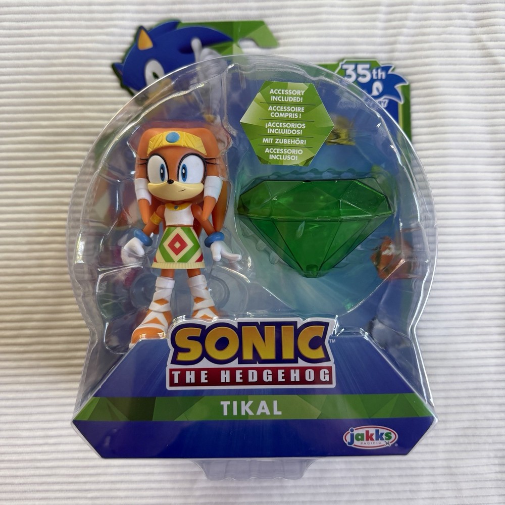 Jakks Pacific Sonic The Hedgehog Tikal The Echidna 35th Anniversary Figure NIB