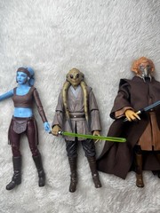 Star Wars Black Series Lot Kit Fisto Plo Koon Aayla Secura