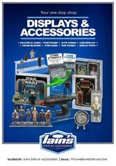 20 x New 1.5″ Modern Star Wars Figure Display Stands-Wide stance -1995 on – T4c