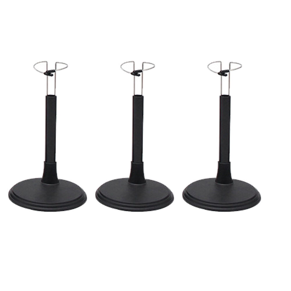 3pcs 1/6 Action Figure Stand Base Holder for Hot Toys Phicen Doll Display C Hook