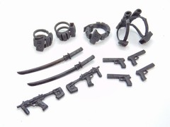 Custom 1:12 Tactical Ninja Load-Out Weapons Accessory Set for 6″ Marvel Legends