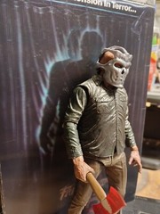 Custom NECA accessories Jason Voorhees Resin UBER mask and PRE UBER+Machete 