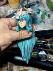 1/12 Bleach Nelliel Tu Odelschwanck Head Carving For 6″ SHF Romankey Figure Body
