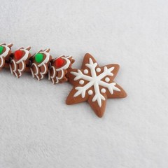 3D Printed Articulated Gingerbread Dragon – Holiday Decor – Multicolor!
