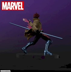 Japan Authentic Marvel ACT/CUT Premium Figure Gambit