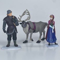 Disney Frozen Figurines 3pc Cake Topper Toy Set Kristoff Anna Sven