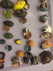 Assorted Action Figure Head Sculpts.