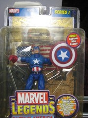 2002 MARVEL LEGENDS Captain America SERIES 1. NEW. UNOPENED. Excellent
