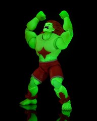 Jada Toys Exclusive Street Fighter II Blanka Glow-in-the-Dark Figure In Stock