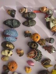 Assorted Action Figure Head Sculpts.
