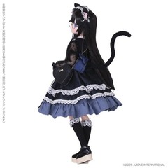 Azone Dreamin Mebae A Gift From M.k Black White Cat 22.5cm/8.8In 1/6 Full Set