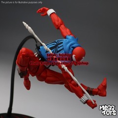 Hot-New Mess Toys Scarlet Hero Spider-Man Blue Suit 1/12 Action Figure US STOCK