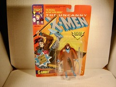 ToyBiz X-Men “Gambit” W/Card 1993 Sealed “Power Kick Action”