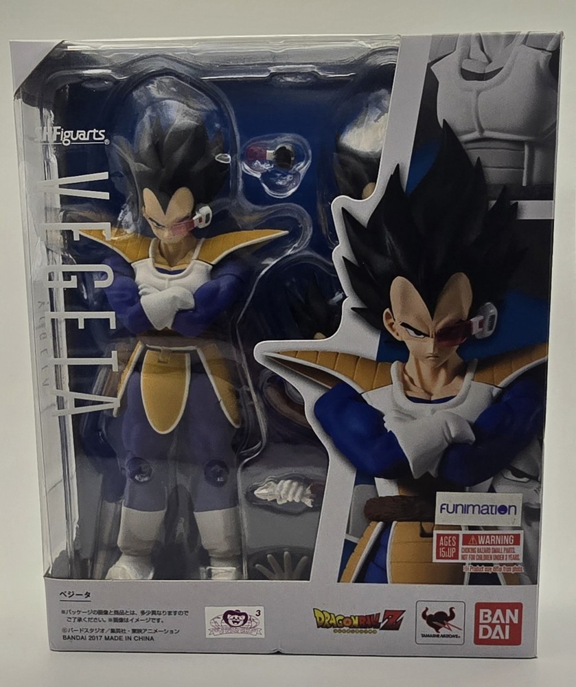 Bandai S.H.Figuarts Dragon Ball Z Saiyan Vegeta Scouter 2.0 Action Figure Anime