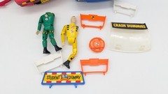Tyco Crash Test Dummies 1991 Cars Figures Parts LOT As Is