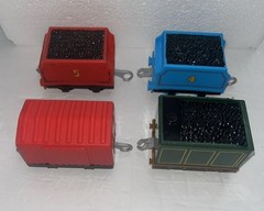 Thomas and Friends Tender Cargo Cars Lot Of 4 Years 2014 & 3 From 2013