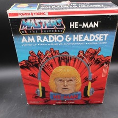 MOTU Masters of the Universe #3 – He-Man AM Radio & Adjustable Headset – NEW