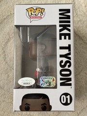 Signed Mike Tyson Funko Pop Boxing JSA Witnessed COA w/ protective case