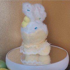 NOMMI BABY SWEETHEART BUNNY CHARM- Confirmed Pudding Cream! 💛🐇💛