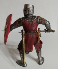 Schleich Red Knight Soldier Sword Shield Action Figure Toy Retired Vintage 2003