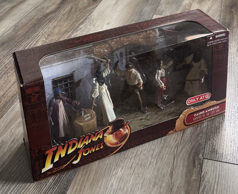 2008 Indiana Jones – Cairo Ambush 5 Pack – Hasbro Target 🎯 BRAND NEW & SEALED!