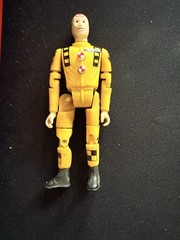 VINTAGE TYCO 1991 CRASH TEST DUMMIES RED CAR INCOMPLETE & 1 CRASH DUMMY