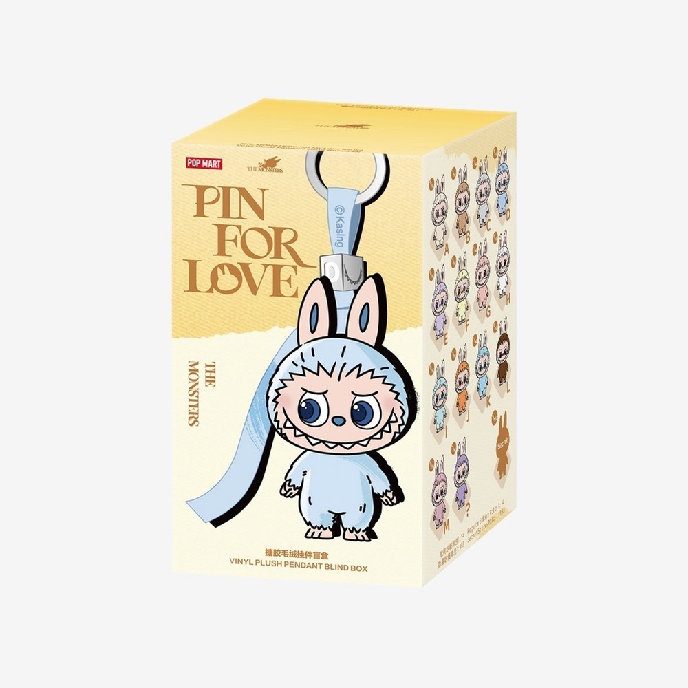 *USA*Authentic POPMART THE MONSTERS LABUBU PIN FOR LOVE SERIES Blind Box A-M/N-Z