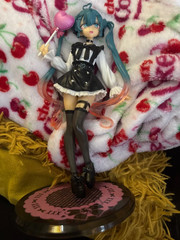 21cm Hatsune Miku Sweet Lolita Figure Heart Wand Anime Statue Model Toy With Box